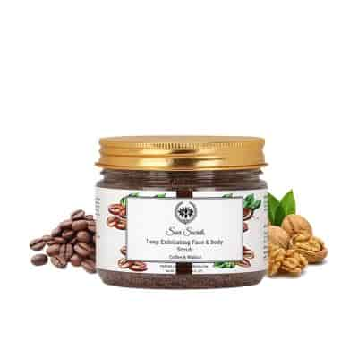 Buy Seer Secret Deep Exfoliating Face & Body Scrub Coffee & Walnut