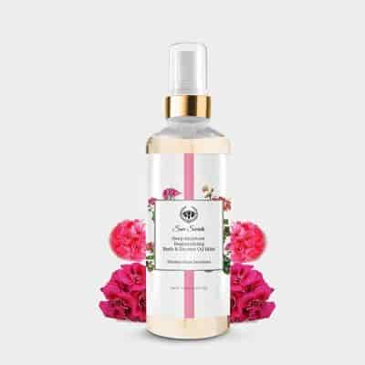 Buy Seer Secret Smoky Rose & Geranium Deep Moisture Bath Shower Oil Mist