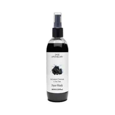 Buy Seer Secrets Sage Apothecary Activated Charcoal And Tea Tree Face Wash