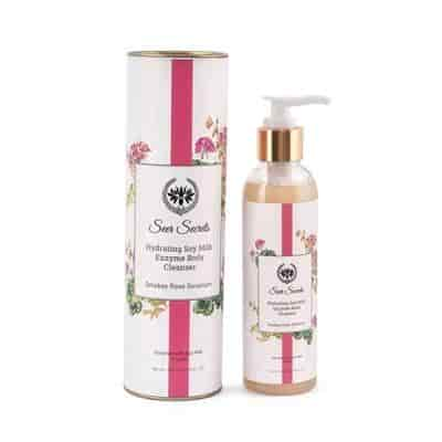 Buy Seer Secrets Smoky Rose Geranium Hydrating Soy Milk Enzyme Body Cleanser