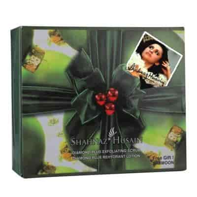 Buy Shahnaz Husain Diamond Plus Kit - A ( Scrub + Lotion + Shamoon )