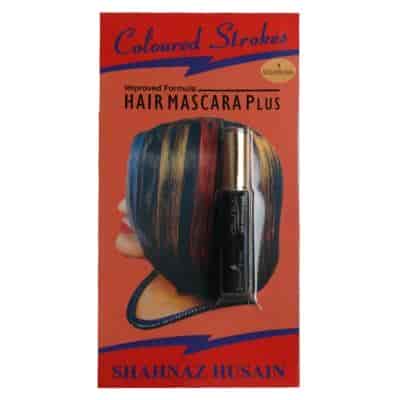 Buy Shahnaz Husain Hair Mascara Plus - Instant Glamour Hair Colour - 10 ml - Shade No. 1