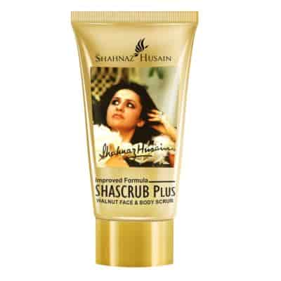 Buy Shahnaz Husain Shascrub Plus - Walnut Face and Body Scrub