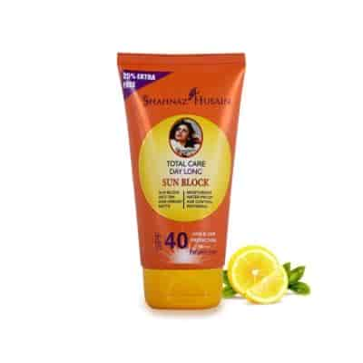 Buy Shahnaz Husain Total Care Day Long Sun Block SPF 40