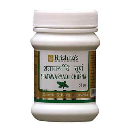 Buy Krishnas Herbal And Ayurveda Shatawaryadi Churna Strengthens Body Tissues