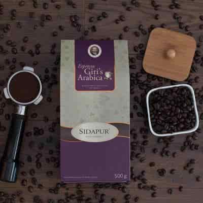 Buy Sidapur Coffee Espresso Giri's Arabica Roasted Whole Bean Coffee