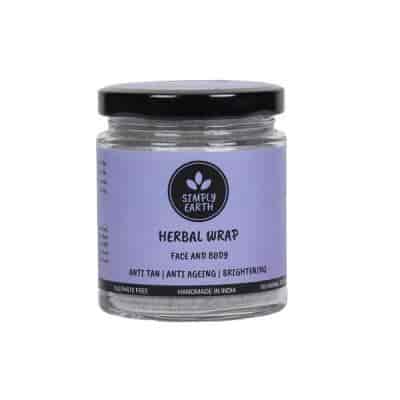 Buy Simply Earth 100% Organic Charcoal Clay Herbal Face Pack & Body Pack