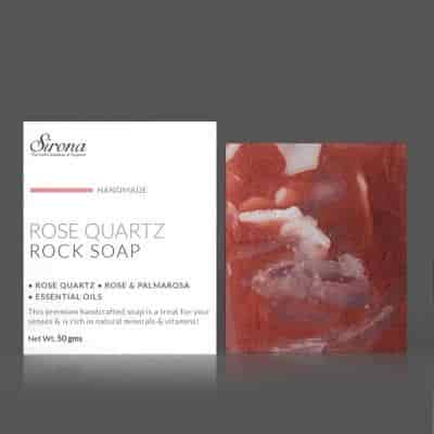 Buy Sirona Handmade Rose Quartz Bath Soap Bar