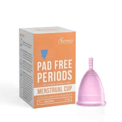 Buy Sirona Reusable Menstrual Cup FDA Compliant Medical Grade Silicone