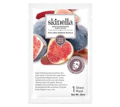 Buy Skinella Fig And Green Maple Deep Nourishing Sheet Mask