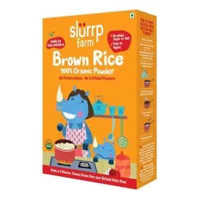 Buy Slurrp Farm Brown Rice Powder 100% Organic