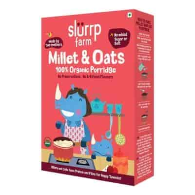 Buy Slurrp Farm Millet and Oats Porridge 100% Organic Porridge