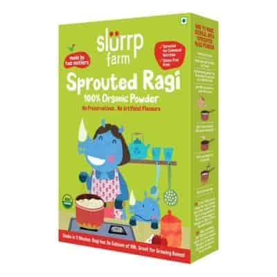 Buy Slurrp Farm Sprouted Ragi Powder 100% Organic Powder