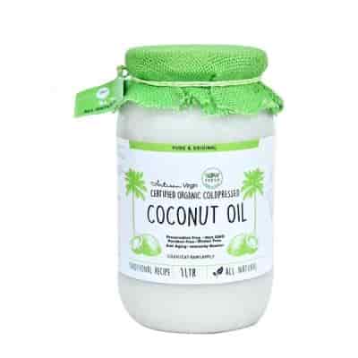 Buy Sow Fresh Organic USDA Certified Cold Pressed Virgin Coconut Oil