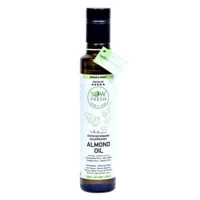 Buy Sow Fresh USDA Certified Cold Pressed Almond Oil
