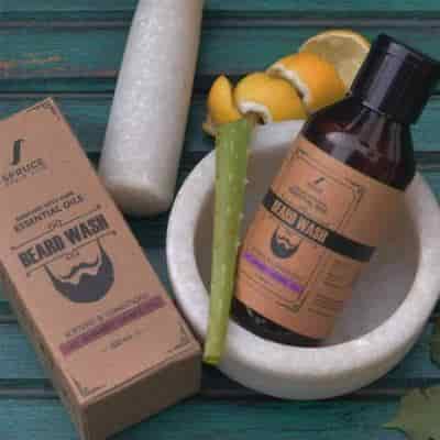 Buy Spruce Shave Club Beard Wash with Aloe Vera Bergamot & Lavender