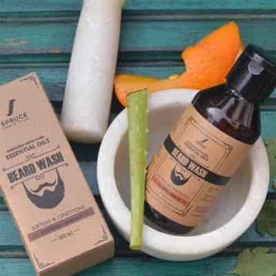 Buy Spruce Shave Club Beard Wash With Aloe Vera Cedarwood & Mandarin