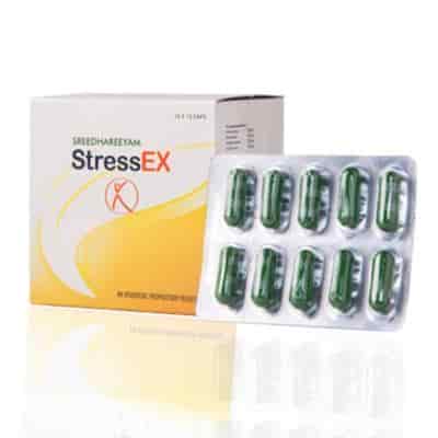 Buy Sreedhareeyam Ayurveda Stressex Caps
