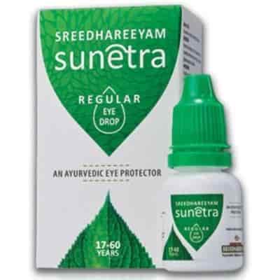 Buy Sreedhareeyam Ayurveda Sunetra Regular Eye Drops