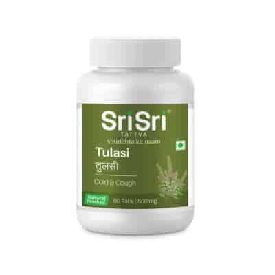 Buy Sri Sri Tattva Tulasi - Cold and Cough Tabs 500 mg
