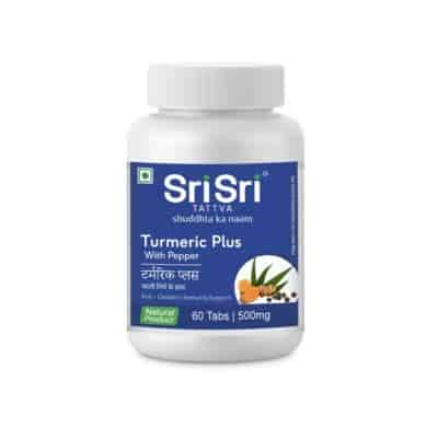 Buy Sri Sri Tattva Turmeric Plus - With Pepper Tabs 500 mg