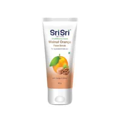 Buy Sri Sri Tattva Walnut Orange Face Scrub