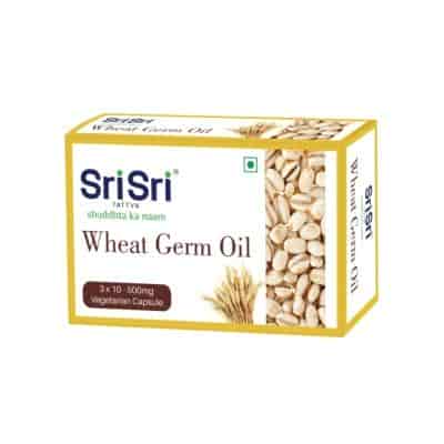 Buy Sri Sri Tattva Wheat Germ Veg Oil Caps