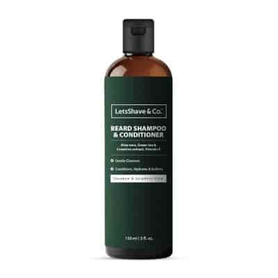 Buy St Beard Beard Shampoo and Conditioner With Aloe Vera Green Tea Camelina Extract & Vitamin E