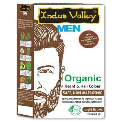 Buy St Beard Men Organic Beard & Hair Color Light Brown