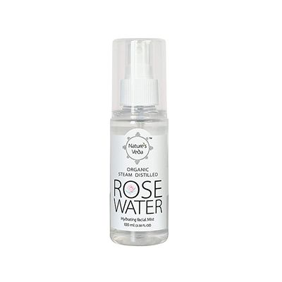 Buy Natures Veda Organic Steam Distilled Rose Water