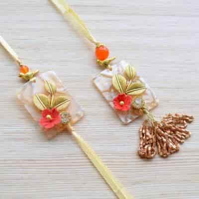 Buy Strands Contemporary Rakhi and Lumba gift set