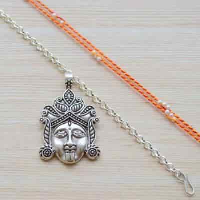 Buy Strands Mauli with Goddess Durga Bracelet Gift Set