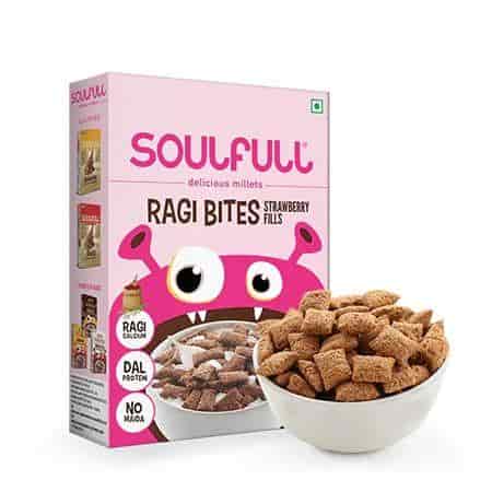 Buy Soulfull Ragi Bites - Strawberry Fills