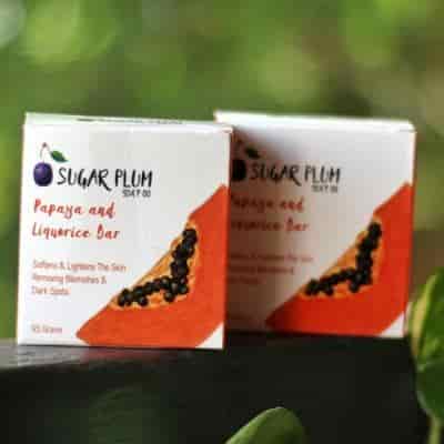 Buy Sugar Plum Soap Co. Papaya and Liquorice Bar Pack of 2