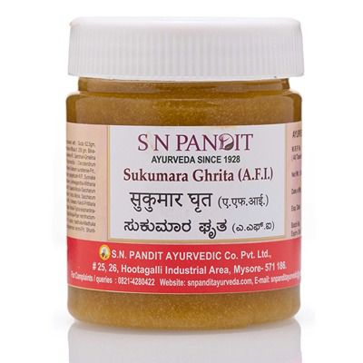 Buy S N Pandit Ayurveda Sukumara Ghrita