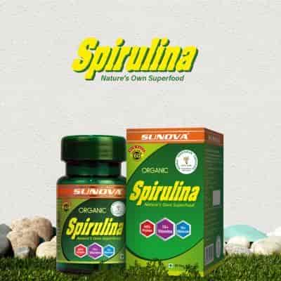 Buy Sunova Organic Spirulina Capsule