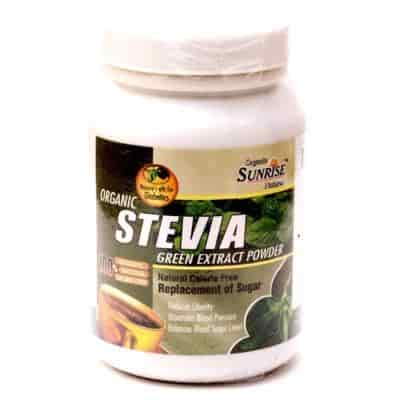 Buy Sunrise Organic Stevia Green Powder