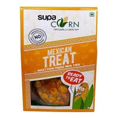 Buy Supafood Sweet Corn Kernels With Mexican Flavour Pack of 6 Ready to Eat
