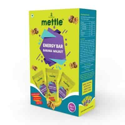 Buy Swasthum Mettle Banana Walnut Energy Bar Pack of 12