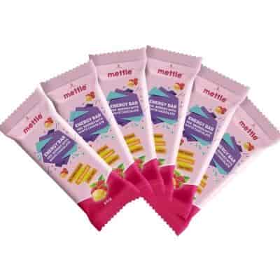 Buy Swasthum Mettle Red Berries with White Chocolate Energy Bar Pack of 6