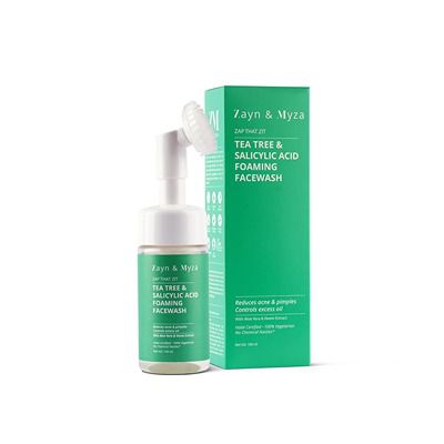 Buy Zayn & Myza Tea Tree and Salicylic Acid Foaming Facewash for Women