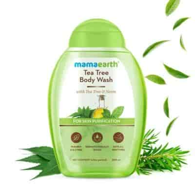 Buy Mamaearth Tea Tree Body Wash With Tea Tree & Neem For Skin Purification