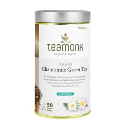 Buy Teamonk Chamomile Green Tea 50 Teabags