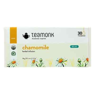 Buy Teamonk Chamomile Herbal Infusion Tea 30 Teabags