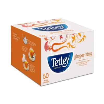 Buy Tetley Ginger Zing Flavour Tea Bags