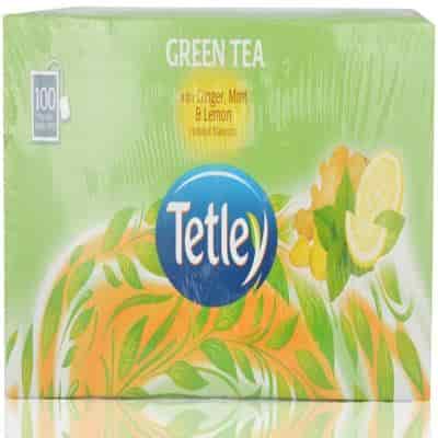 Buy Tetley Green Tea with Ginger, Mint and Lemon Tea Bags