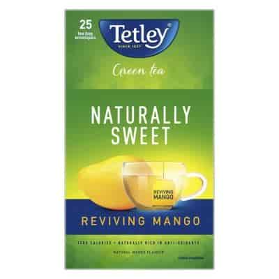 Buy Tetley Reviving Mango Green Tea Bags