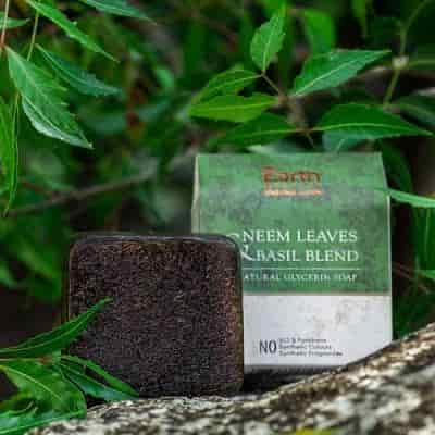 Buy The Earth Reserve Neem Leaves And Basil Blend Natural Glycerin Soap