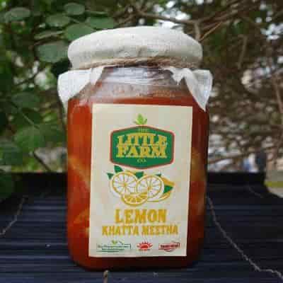 Buy The Little Farm Co Oil Free Lemon Khatta Meetha Pickle