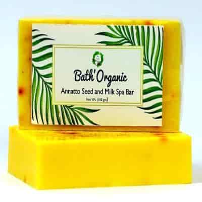 Buy The Organic Factory Annatto Seed & Milk Spa Bar Pack Of 3